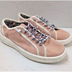 Hey Dude Womens 11 Karina Joy 122175502 Peach Lace Up Athletic Sneaker Shoes
